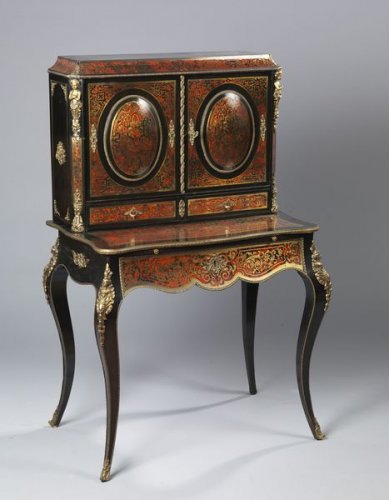 bonheur du jour french boulle marquetery napoleon III